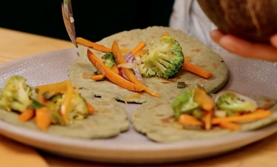 Basics: Spirulina Tortillas